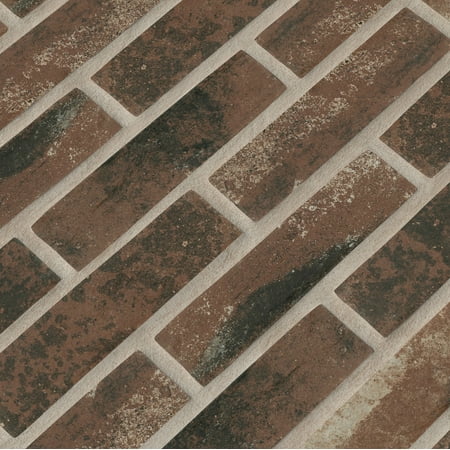 MSI Capella Red Brick 2 In. X 10 In. Matte Porcelain Floor And Wall Tile (5.15 Sq. Ft./Case)