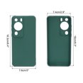 Phone Case for 6.4"x3"x0.39" Cell Phones TPU Silicone Full Body