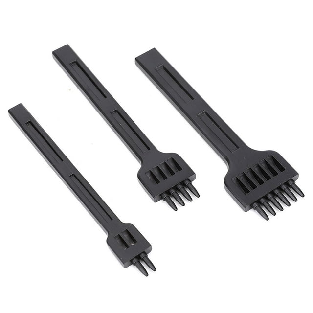 Leather Hole Puncher,3PCS Leather Hole Puncher Stitching Punch Tool Leather Punching Tool Built for Precision