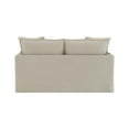 thumbnail image 4 of ACME Upendo Contemporary Linen Fabric Loveseat with 2 Pillows in Beige, 4 of 6