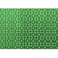 thumbnail image 1 of Ahgly Company Indoor Rectangle Abstract Emerald Green Modern Area Rugs, 2' x 5', 1 of 4