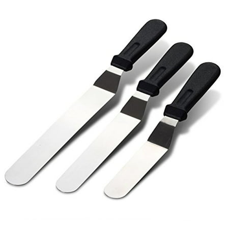 ORBLUE Angled Metal Icing Spatula 3-pack