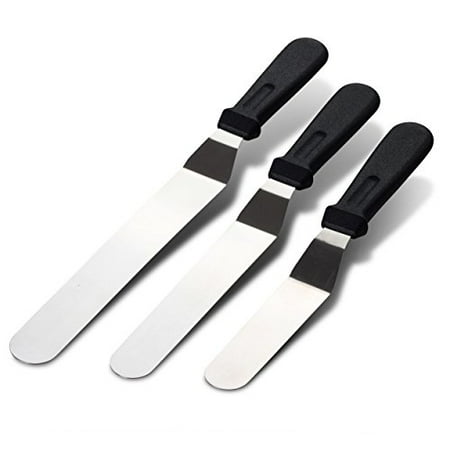 - ORBLUE Angled Metal Icing Spatula 3-pack