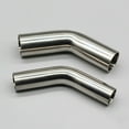thumbnail image 4 of Stainless Steel Elbow 45 Degree Bend 45 ° Pipe Exhaust Pipe Polished 19-51mm, 4 of 5