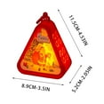 thumbnail image 3 of Zawou Luminous Portable Christmas Night Lantern, USB and Battery Operated Snow Globe Lantern with Santa Claus, Holiday Tabletop Décor for Home or Office, 3 of 7