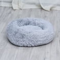 thumbnail image 1 of Donut shaped pet plush cat bed, 1 of 1
