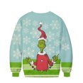 thumbnail image 4 of Fun Christmas Shirts for Men Mens Christmas Sweater Light Blue M, 4 of 4