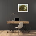 thumbnail image 3 of Rousseau, Theodore 32x26 White Modern Wood Framed Museum Art Print Titled - The Oak Tree, 3 of 4