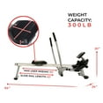 Sunny Health & Fitness SF-RW5727 Hydraulic Exercise Rowing Machine ...