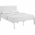 thumbnail image 3 of Modway Mia Full Vinyl Bed in White White, 3 of 8