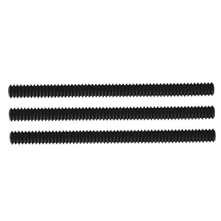 

aoanydoinyHeat Insulation Strip Silicone Anti-scalding Cover Long Microwave Oven Rack Edge Protector 3Pcs Black