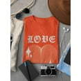 thumbnail image 3 of Love Techno Style Heart T-Shirt Women -Image by Shutterstock, Female Medium, 3 of 4