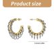 thumbnail image 3 of Fashionable Hoop Earrings Adjustable Hook Ear Pendants for Stylish Evening Wear Exaggerated Tassels Ear Pendants, 3 of 5