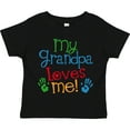 thumbnail image 3 of Inktastic Grandpa Loves Me Boys or Girls Toddler T-Shirt, 3 of 5