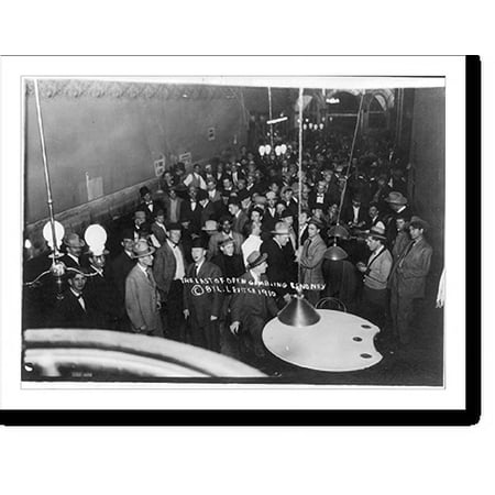 Historic Print, [Scenes of open gambling in Reno, Nevada casinos: the last open gambling"; large crowd in casino]", 16" x 20"