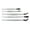 Set 5, variant on Stainless Steel Tweezers With Silicone Tip For Precisions Handling Antislip Grip Ideal For Coin Stamps Application