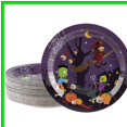 thumbnail image 2 of Monster Munch Plates - 80-Count Paper Plates for Parties, Perfect for Appetizers, Lunch, Dinner, and Desserts, 9-Inch Diameter, Fun and Festive Design for Every Occasion, 2 of 5