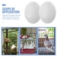 thumbnail image 3 of Howish bird egg 10pcs Artificial Parrot Eggs - Stop Laying Eggs, Bird Supplies,Plastic(0.87"X0.71"X0.39"), 3 of 8