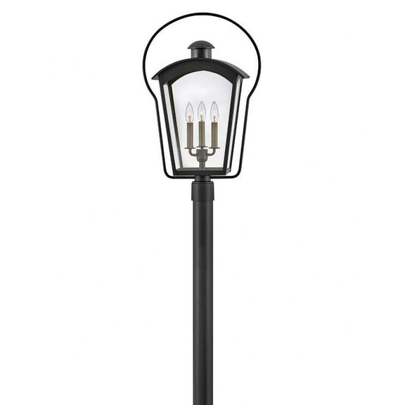 Hinkley Lighting - Yale - 3 Light Outdoor Large Post Top or Pier Mount Lantern