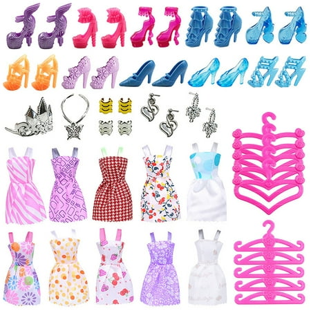 50-Piece Set Accessories Toys Dress Barbie Doll Jewelry Set