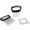 Matte Black, variant on 2 Pack Onion Slicing Holder, Multipurpos Stainless Steel Food Fixing Fork, Dual-Use Vegetable Fruit Slicing Guide & Meat Tenderizer, Ergonomic Grip Safety Kitchen Prep Tool