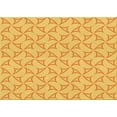 thumbnail image 1 of Ahgly Company Indoor Rectangle Patterned Bold Yellow Area Rugs, 4' x 6', 1 of 6