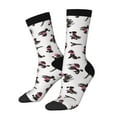 thumbnail image 1 of Lukts Poodle Dog Pattern Womens Crew Soft Moisture-wicking Socks,Moisture Control Crew Socks,Mid Calf Socks, 1 of 6