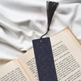 thumbnail image 6 of Kdxio Copper-Gold Gloss Outline Navy Dark Blue Print Metal Tassel Bookmarks,Perfect Gift for Art Lovers and Bookworms Metal Bookmarks for Women, 6 of 8