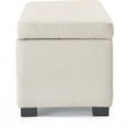 thumbnail image 2 of Adore Decor Arlo Tufted Storage Bench Ivory, 2 of 7