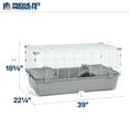 thumbnail image 6 of Prevue Pet 5524 Ranch Universal Small Animal Home, Gray & White, 6 of 9