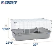 Prevue Pet 5524 Ranch Universal Small Animal Home, Gray & White