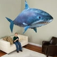 thumbnail image 1 of Flying Shark Balloon Remote Control Air Swimmers Inflatable Shark Fish Toy, Remote Control Shark, Gifts For Kids Adults, Indoor Family Party Game, 1 of 5