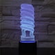 thumbnail image 1 of Lámpara LED de ilusión LED con luz nocturna 3D en forma de bombilla, 1 of 2