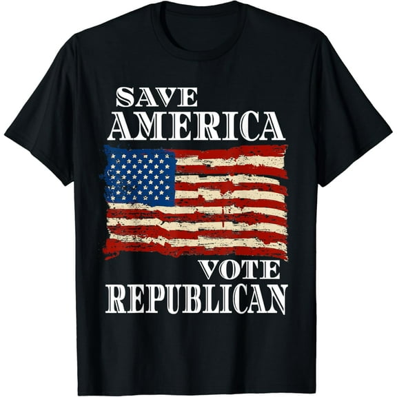 USA Flag Save America Pro Conservative United States Meme T-Shirt