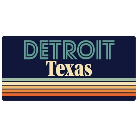 

Detroit Texas 5 x 2.5-Inch Fridge Magnet Retro Design