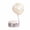 White, variant on Suction Cup Desk Fan, Usb Rechargeable Portable Small Fan with Flexible Gooseneck, Quiet Personal Air Circulator for Office Dorm Home Travel