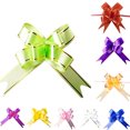 thumbnail image 4 of Injueey Manualidades 1 pieza/lote 47*2,7 cm cinta de regalo decoración de fiesta de cumpleaños embalaje tirar lazo cinta accesorios de flores Kits de decoración para fiestas azul Injueey JJ15892-03, 4 of 6