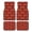 Football Armor, variant on 4-Piece Car Floor Mats Set, Flowing Forms Black Crystal Velvet Automotive Front & Rear Floor Liners, Universal Fit for Car, Truck, SUV