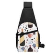 thumbnail image 3 of Disketp Sling Backpack,Multipurpose Crossbody Shoulder Bag Travel Hiking Daypack-Wine Bottles Glasses, 3 of 6