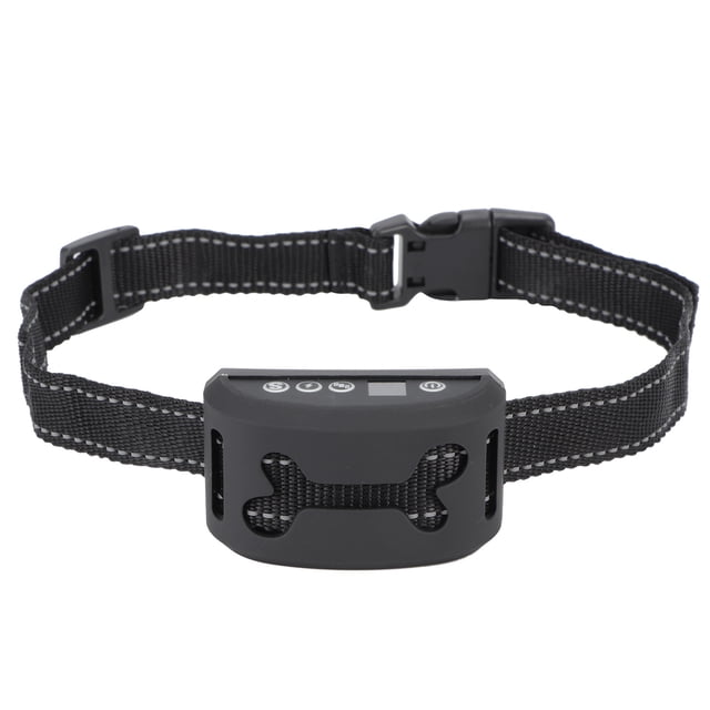 Dispositivo de Entrenamiento para Perros ANGGREK Collar Ultrasónico Impermeable Negro