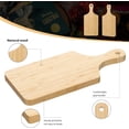 thumbnail image 6 of 4 Pcs Charcuterie Boards,11x5 In Wood Cutting Boards, Cutting Board with Handle, Bamboo Board for Kitchen, Bread Cheese Serving Board Charcuterie Boards, 6 of 7