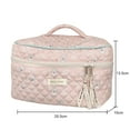 thumbnail image 3 of Bolsa de cosméticos linda coreana de viaje portátil acolchado (conejo rosa) Ehuebsd Para Estrenar, 3 of 6