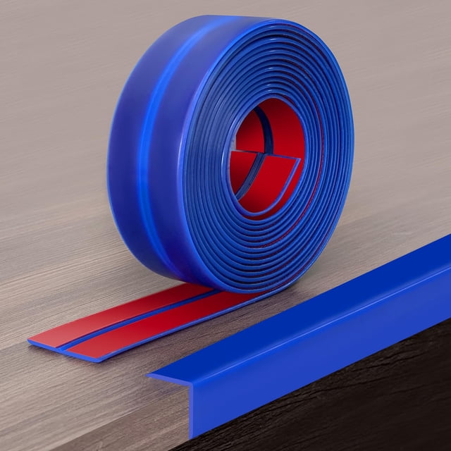Protector de Esquinas para Pared Protalwell 1.9 cm Azul 3 m Caucho