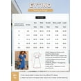 thumbnail image 5 of Eytino Casual Dresses for Women Dress Casual Summer Twist Front Holiday Dress V Neck Short Sleeve Beach Vacation Mini Dress S-2XL Blue, 5 of 12
