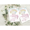 thumbnail image 4 of Darling Souvenir Blue Birthday Invitation Card 28 Pcs Fill or Write In Blank Invites Printable Party Supplies 5 x 7 Inches, 4 of 5