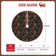 thumbnail image 2 of Gaeub Berries Print Christmas Tree Skirt,Christmas Decorations,Round Xmas Skirt for Christmas Indoor Decorations Xmas Winter Holiday Party Supplies-36", 2 of 6