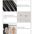 thumbnail image 4 of Clothing Store Ceiling Hanging Clothing Racks, Boutique Retail Metal Garment Racks Height Adjustable Commercial Wedding Dress Display Shelf ，ceiling Mount Clothes Storage Rod Clothes Rails, 4 of 8