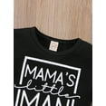 thumbnail image 4 of Qmyliery Kids T-Shirt, Boys Letter Print Round Neck Short Sleeve Tops Pullover Casual Tops, 4 of 7