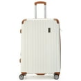 Miami CarryOn Collins 3 Piece Expandable Spinner Luggage Set (White