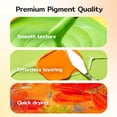 thumbnail image 4 of Set de pintura acrílica Color More, 12 colores, 500 ml, no tóxico, 4 of 8